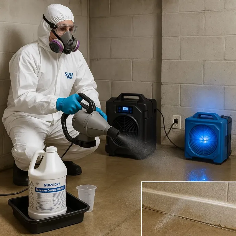 Sanitization and Odor Removal process in Sea Ranch, CA